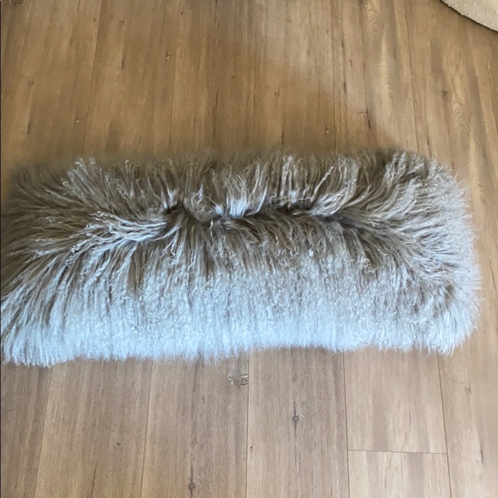 Westelm fur pillow